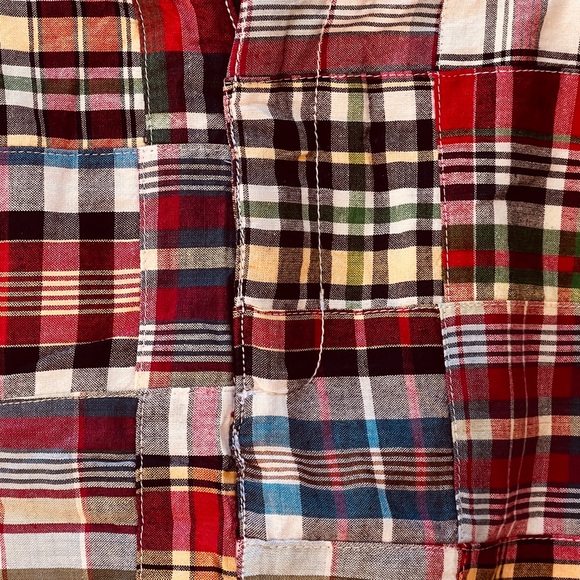 British Khaki Plaid Skirt - Picture 2 of 12